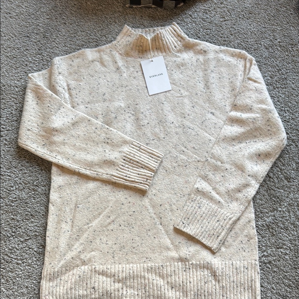 Everlane Cream Speckled Women's Sweater